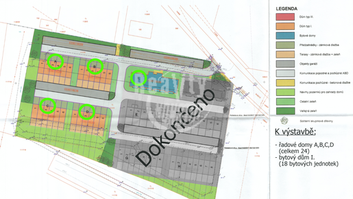 Prodej parcel k výstavbě bytového domu a řadových rodinných domů - včetně projektu a stav. povolení - Fotka 5