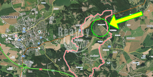 Prodej pozemků v Plačkově v těsné blízkosti rekreační oblasti - Fotka 1