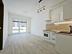 Nabízíme pronájem novostavby zděného bytu 2+kk s nadstandardní terasou v Jihlavě