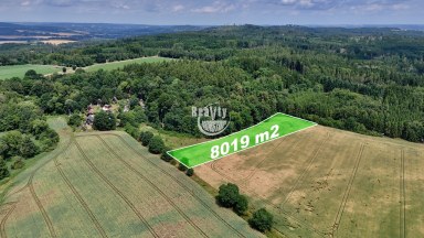 Rozsáhlé pozemky pro zemědělství, chov zvířat či rekreaci u Humpolce – jen 169 Kč/m²