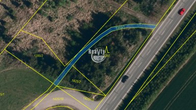 POZEMEK PRO UMÍSTÉNÍ BILBOARDU, nebo MOBILHEIMU, 300 metrů od dálnice D1, Praha - Brno, EXIT 119.