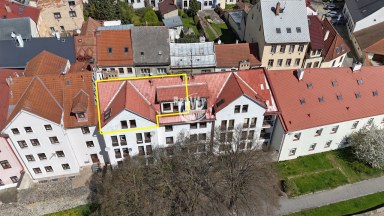 Prodej velkometrážního bytu dispozice 4+KK s lodžií, centrum města, Jihlava.