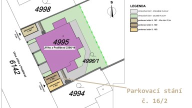 Prodej nadstandardní bytové jednotky 2+kk s parkováním, Jiřího z Poděbrad, Jihalva