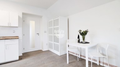 Pronájem nadstandardní bytové jednotky 2+kk s parkováním, Jiřího z Poděbrad, Jihalva
