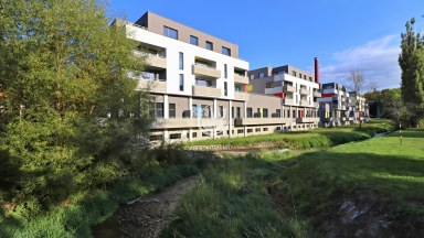 Nabízíme pronájem zánovního zděného bytu 1+kk u centra krajského města Jihlavy