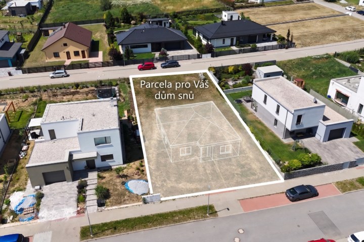 Stavební parcela 745 m², Jihlava Horní Kosov