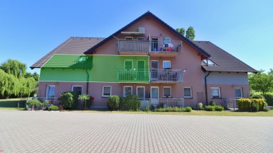 Zděný byt 3+KK s balkónem a parkovacím místem, Planá nad Lužnicí, Strkov
